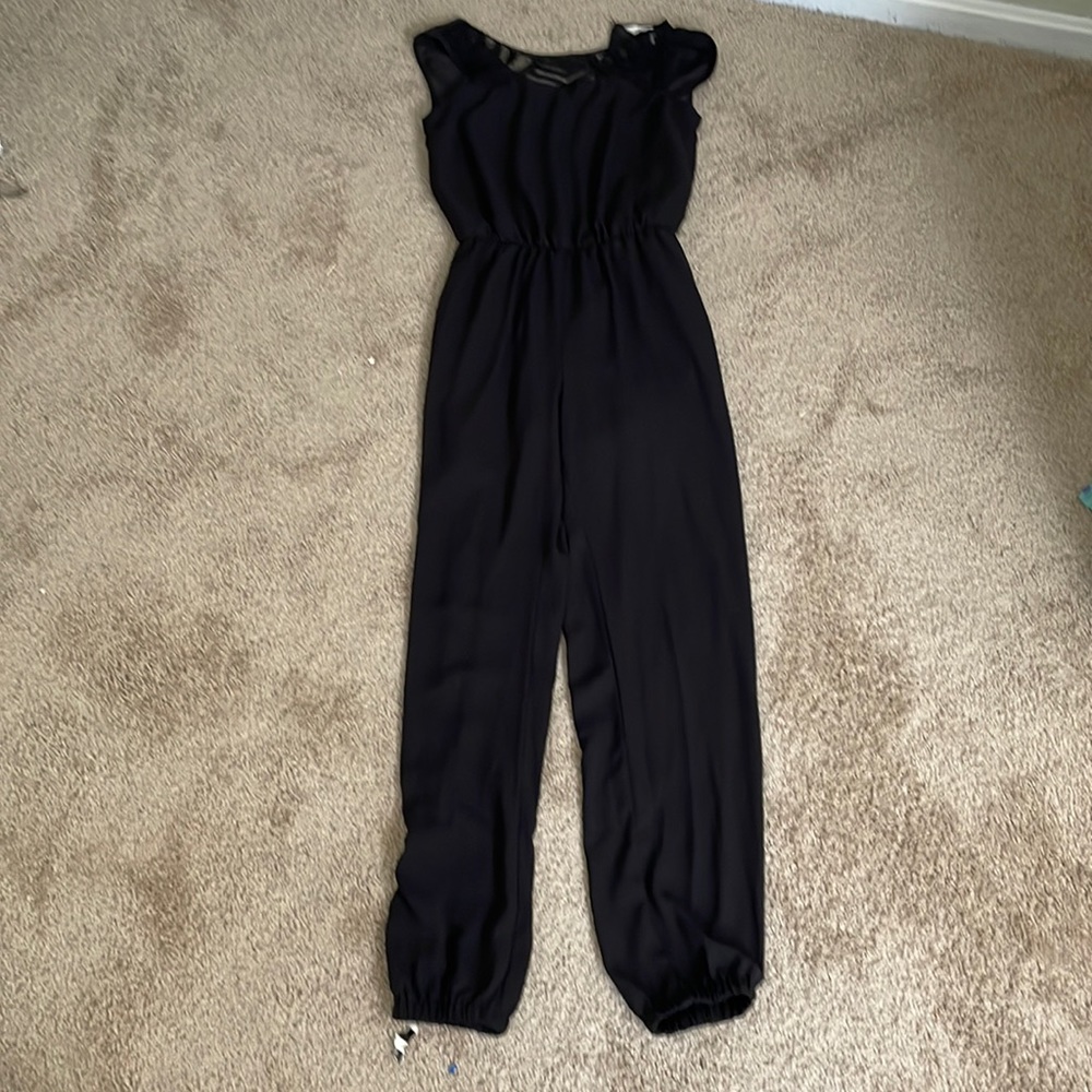 Black jump suit